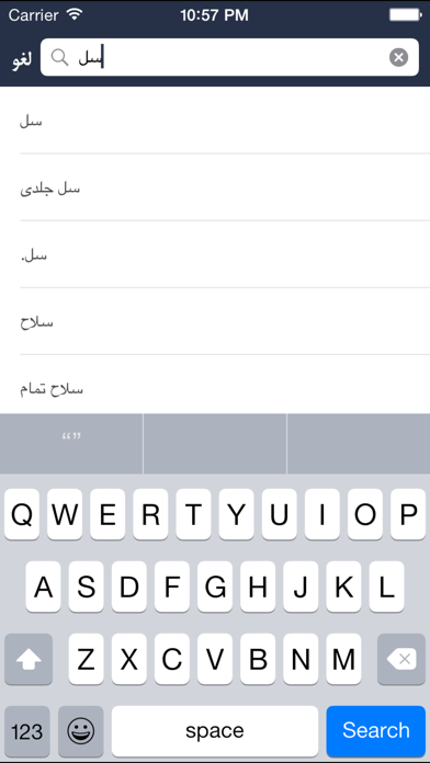 Screenshot #3 pour Hooshyar Russian - Persian Dictionary