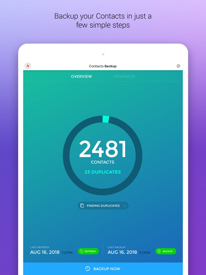Contacts Backup - PRO