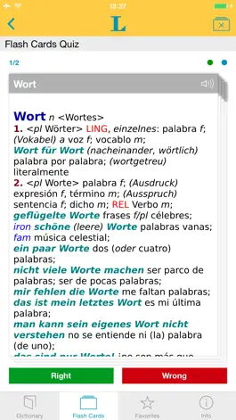 Game screenshot German Spanish XL Dictionary hack