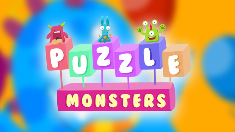 Puzzle game with monsters