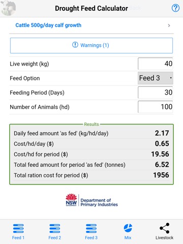 Drought Feed Calculatorのおすすめ画像3