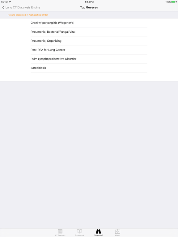 Lung CT Field Guide iPad screenshot 5 - Medical app