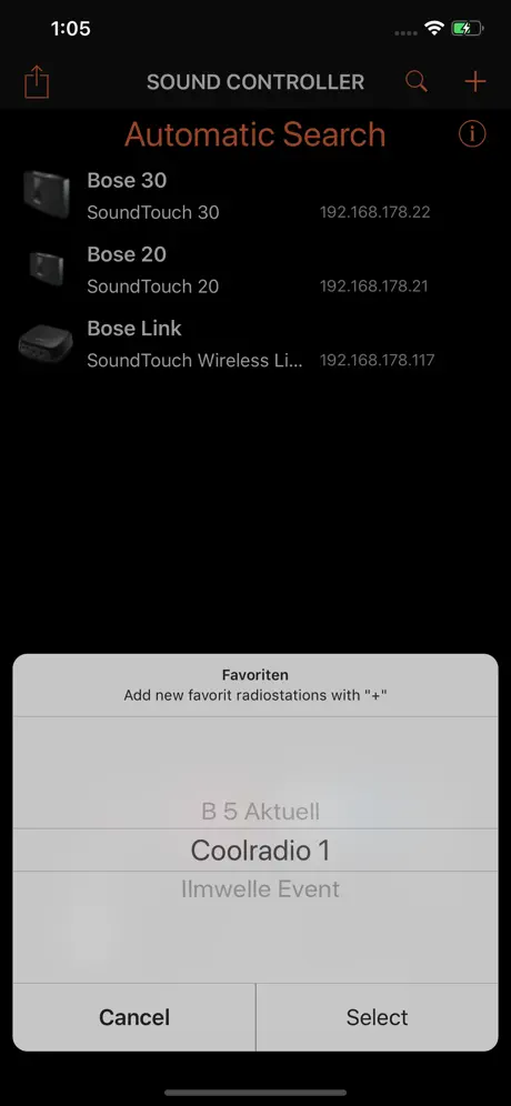Controller Pro Bose SoundTouch