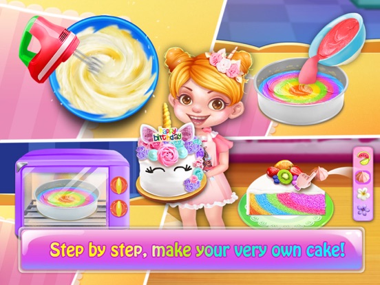 Screenshot #5 pour Rainbow Unicorn Cake Maker