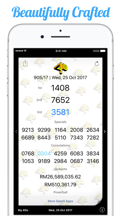 Number 8 Malaysia iPhone screenshot 1 - Lifestyle app