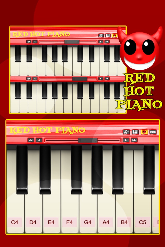 A Red Hot Piano - Play Music screenshot 3