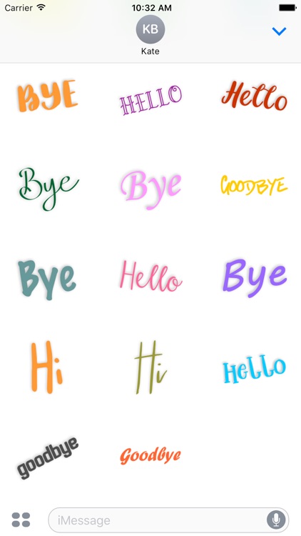 Hi Hello Sticker Pack