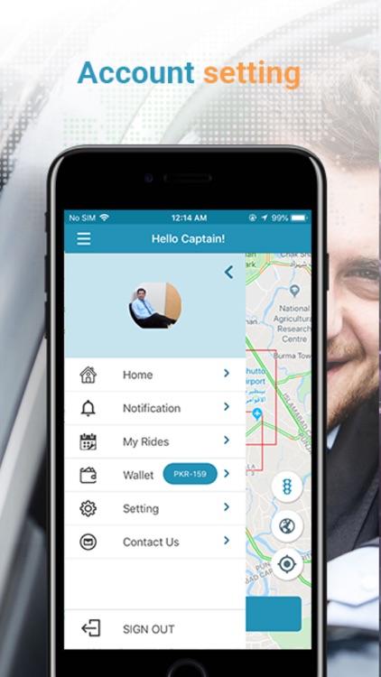 RAZICAR Captain-Car BookingApp