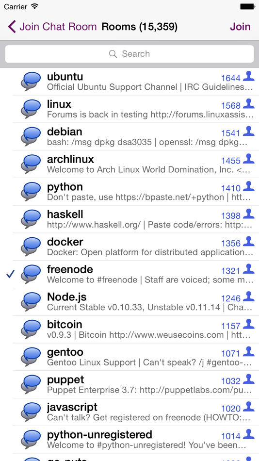 #4. Colloquy - IRC Client (iOS) Podle: Colloquy Project