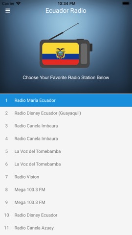 Ecuador Radio Station: Spanishのおすすめ画像1