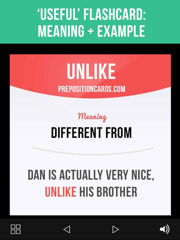 Screenshot #6 pour Prepositions Cards Lite