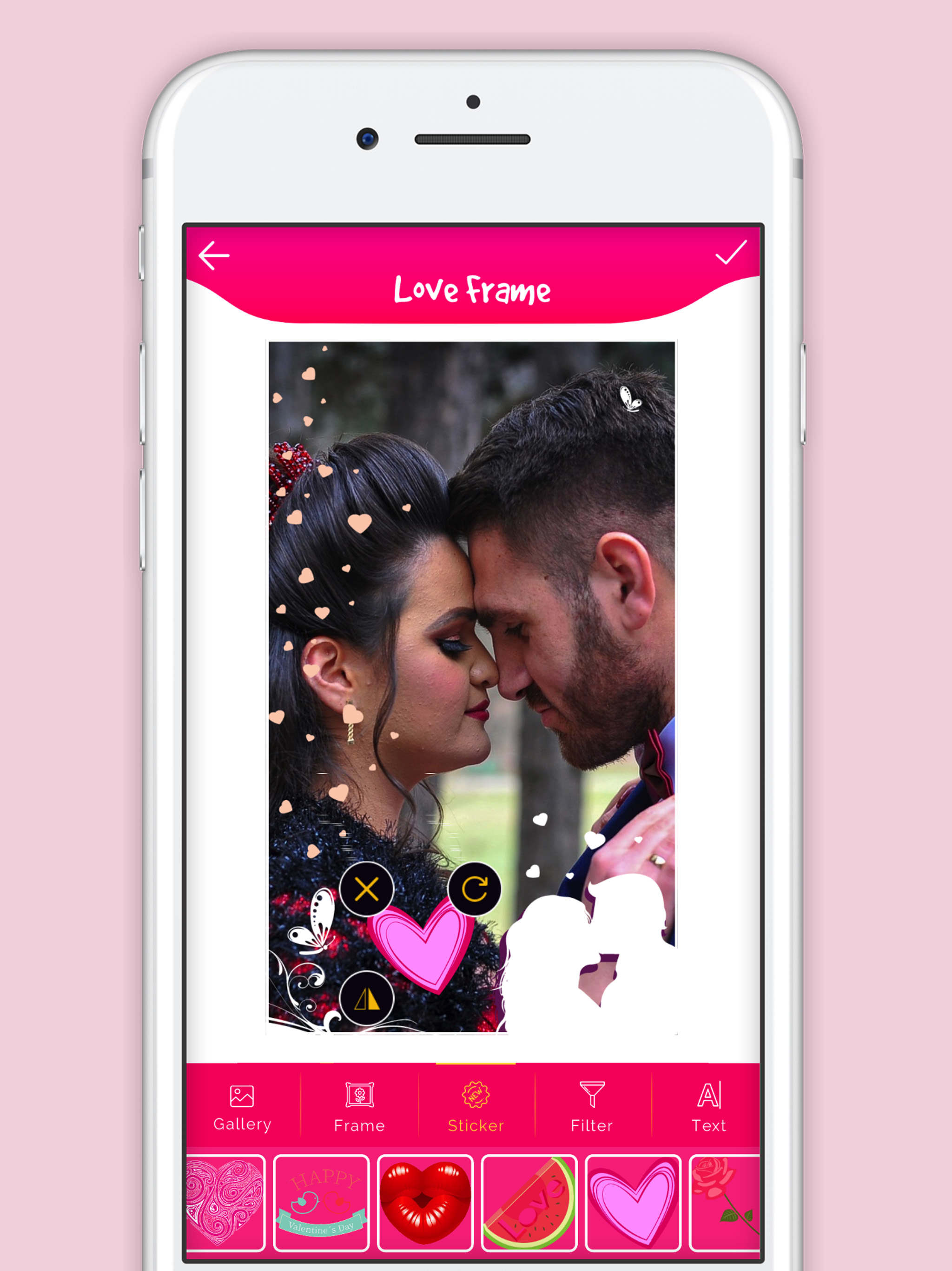 Cute Love Photo Frame