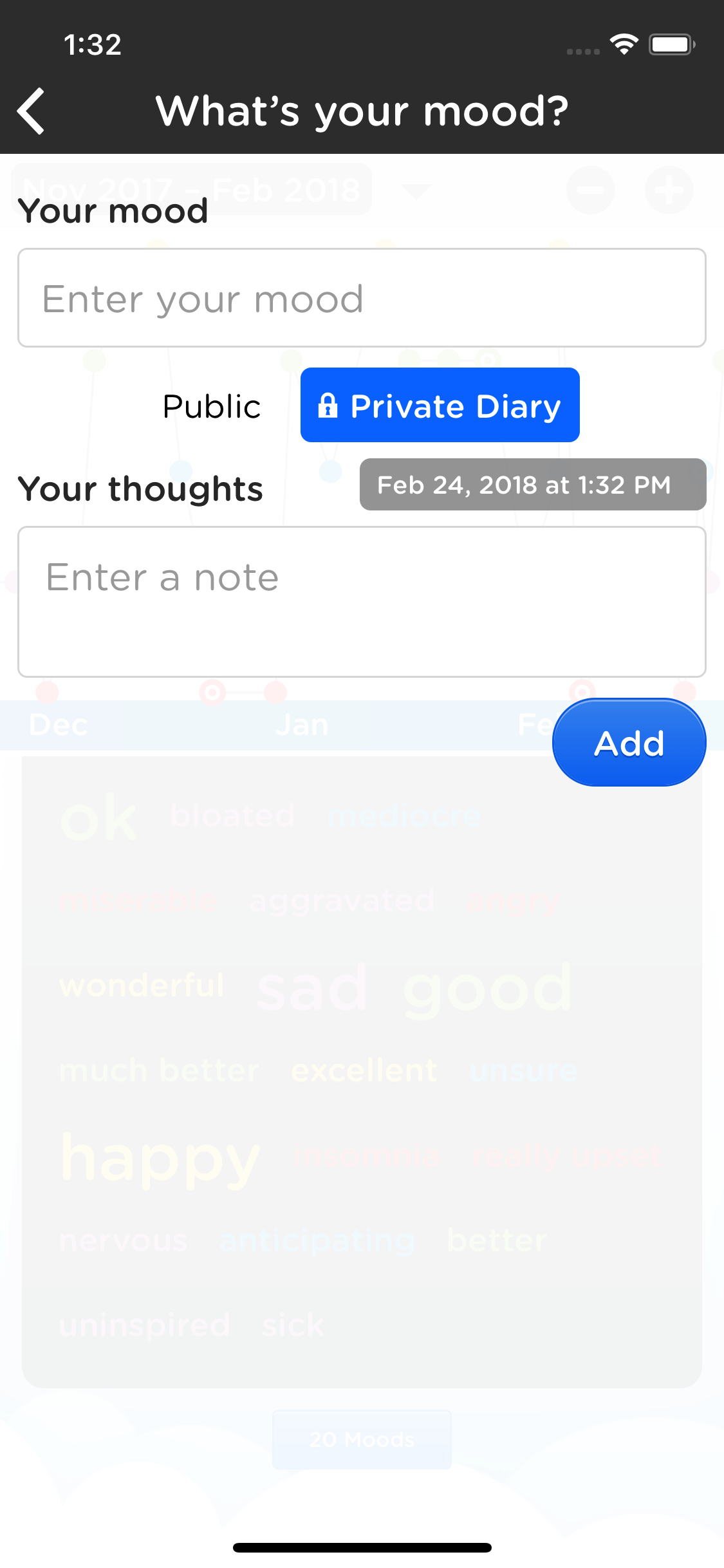 Moodtrack Private Diary