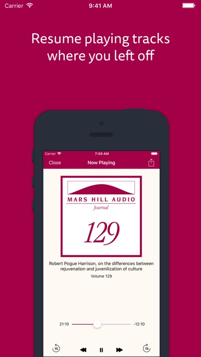 Mars Hill Audio screenshot 2