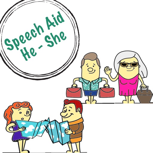 Speech Aid: He - She icon