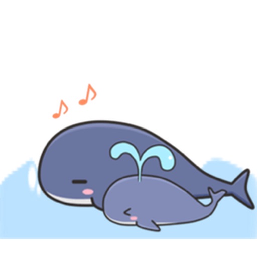 Cute Whale - WhaleMoji Sticker icon