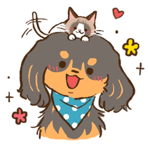 Cute Dachshund Dog Sticker icon