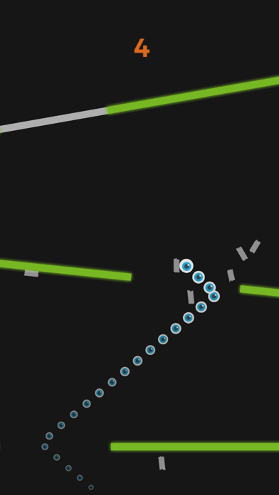 Flying Snake of Balls on Road screenshot 3