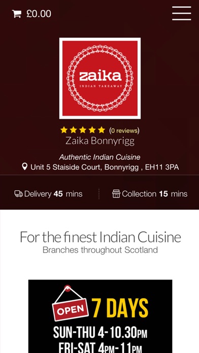 Zaika Indian takeaway screenshot 3