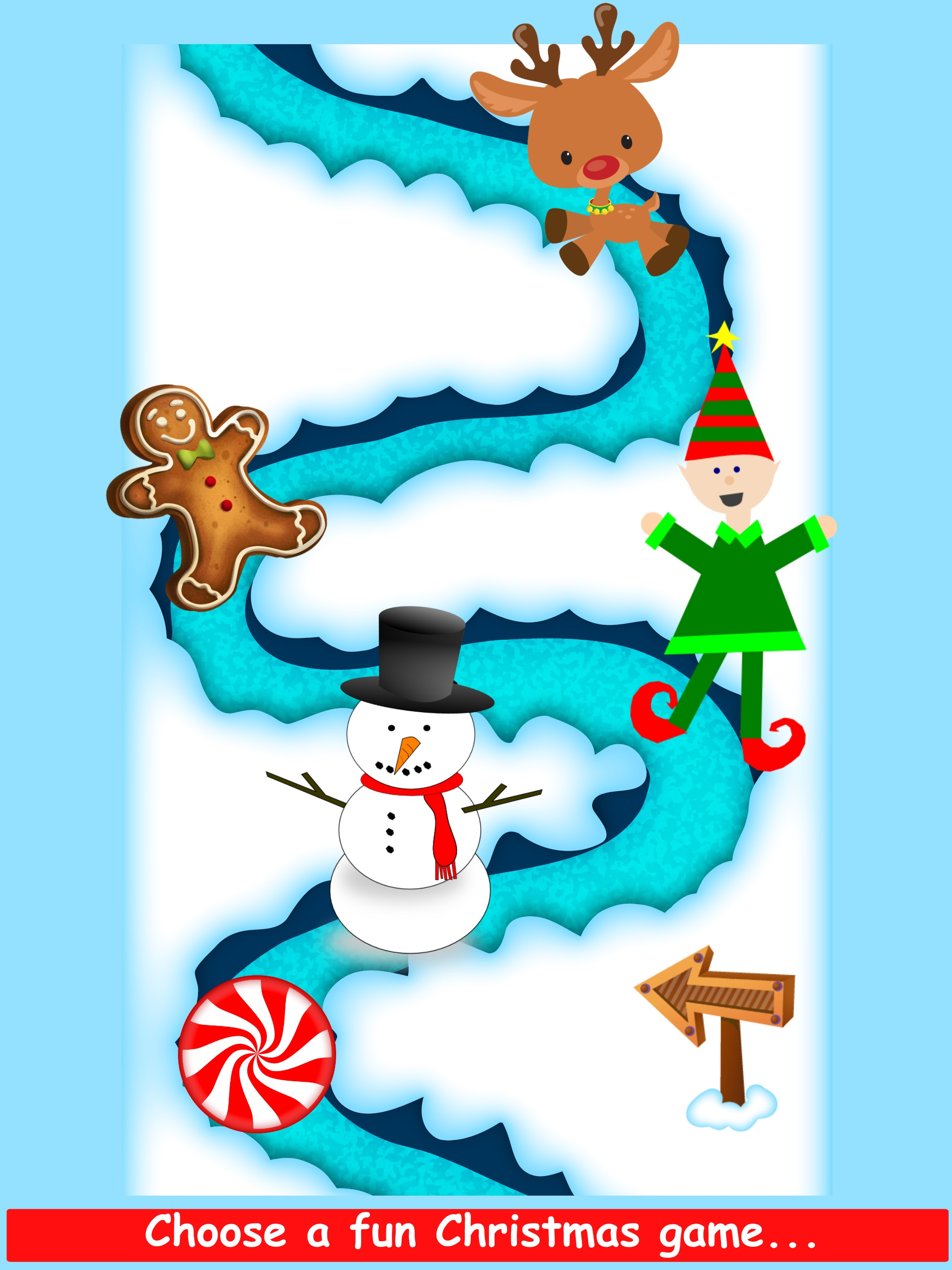 Christmas Train Snowman Games screenshot 13
