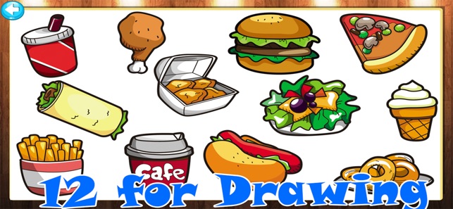 My Food Draw or Paint Learning(圖2)-速報App