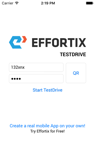 Effortix TestDrive - náhled