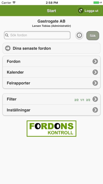 Fordonskontroll