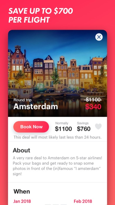 Flightdrop - Huge Flight Deals Screenshot 1 - AppWisp.com Flightdrop - Huge Flight Deals Screenshot 1 - AppWisp.com