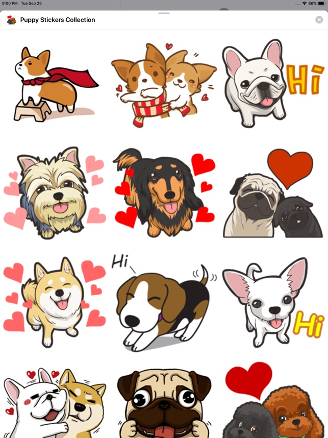Iscream Glitter Stickers | Puppy Dogs