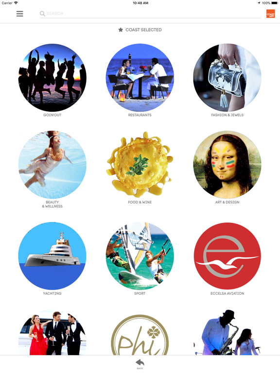 CoastApp iPad screenshot 3 - Travel app