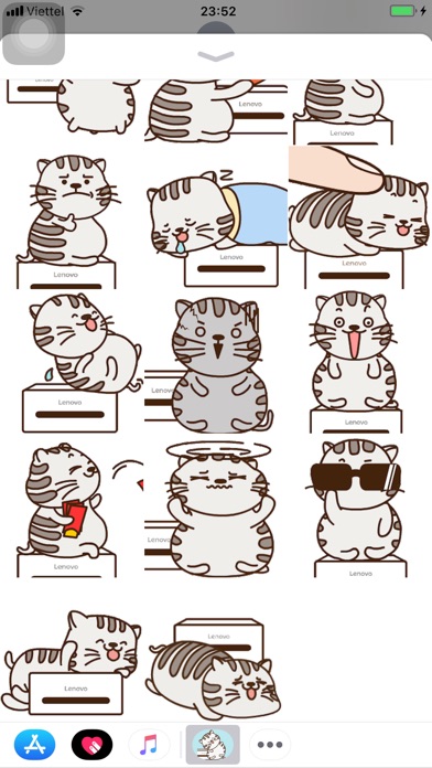 Cat Animated Emojis Stickers screenshot 3