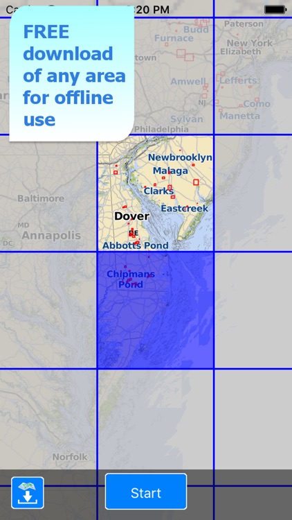 Aqua Map Delaware Lakes GPS HD screenshot-5
