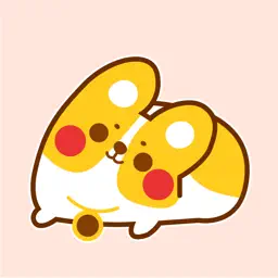 Lazy Corgi Animated Stickers app icon