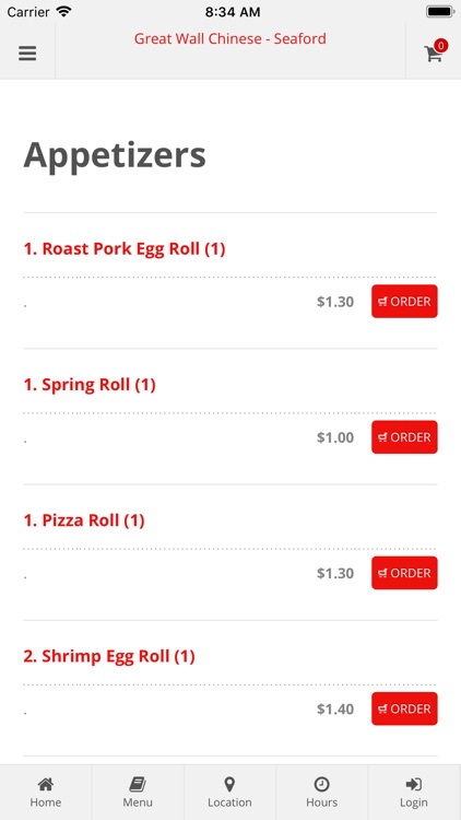 Great Wall Chinese Seaford