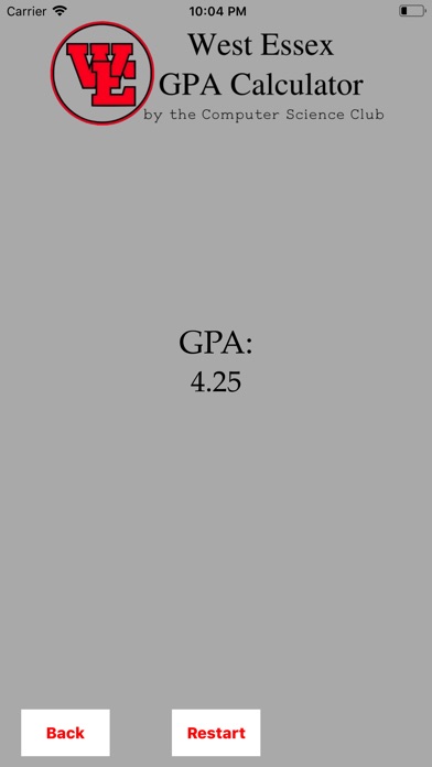 West Essex GPA Calculator screenshot 3