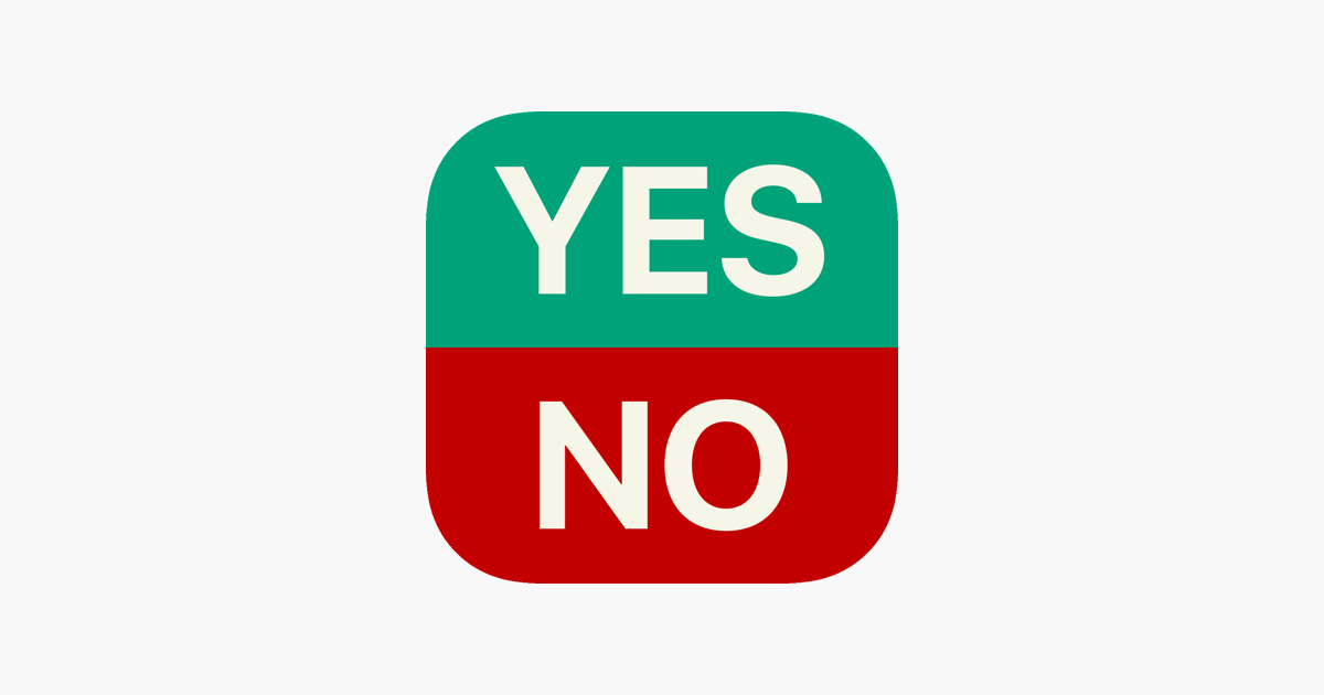 Yes or No Communication on the App Store