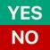 Yes or No Communication app icon - Utilities app for iPhone