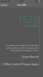 metabolic rate calculator iphone screenshot 1