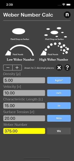Weber Number Calculator(圖1)-速報App