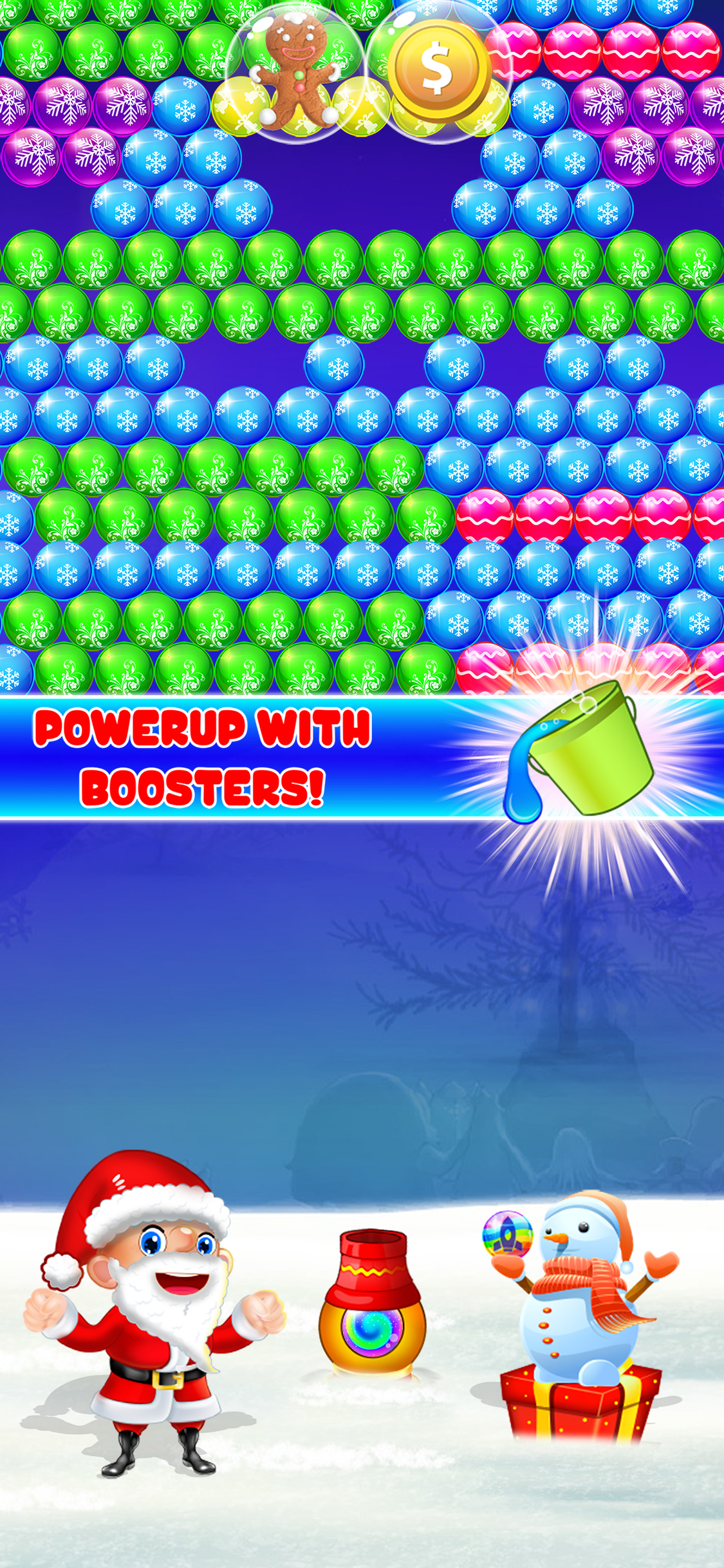 Bubble Shooter - Christmas Fun
