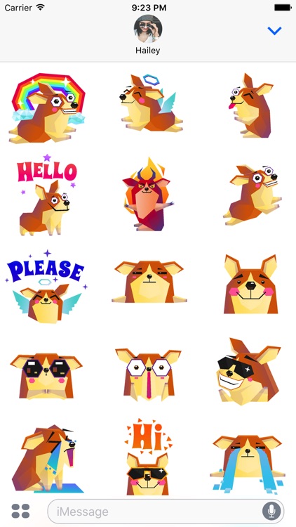 Corgi Emoji Stickers by EDB Group
