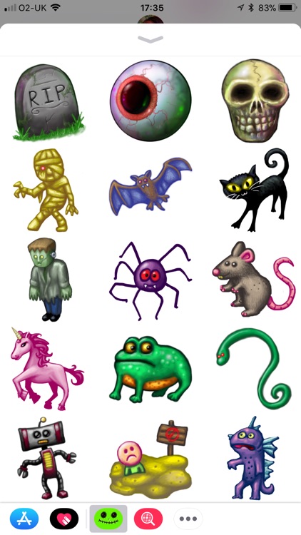 Creepy Spooky Stickers