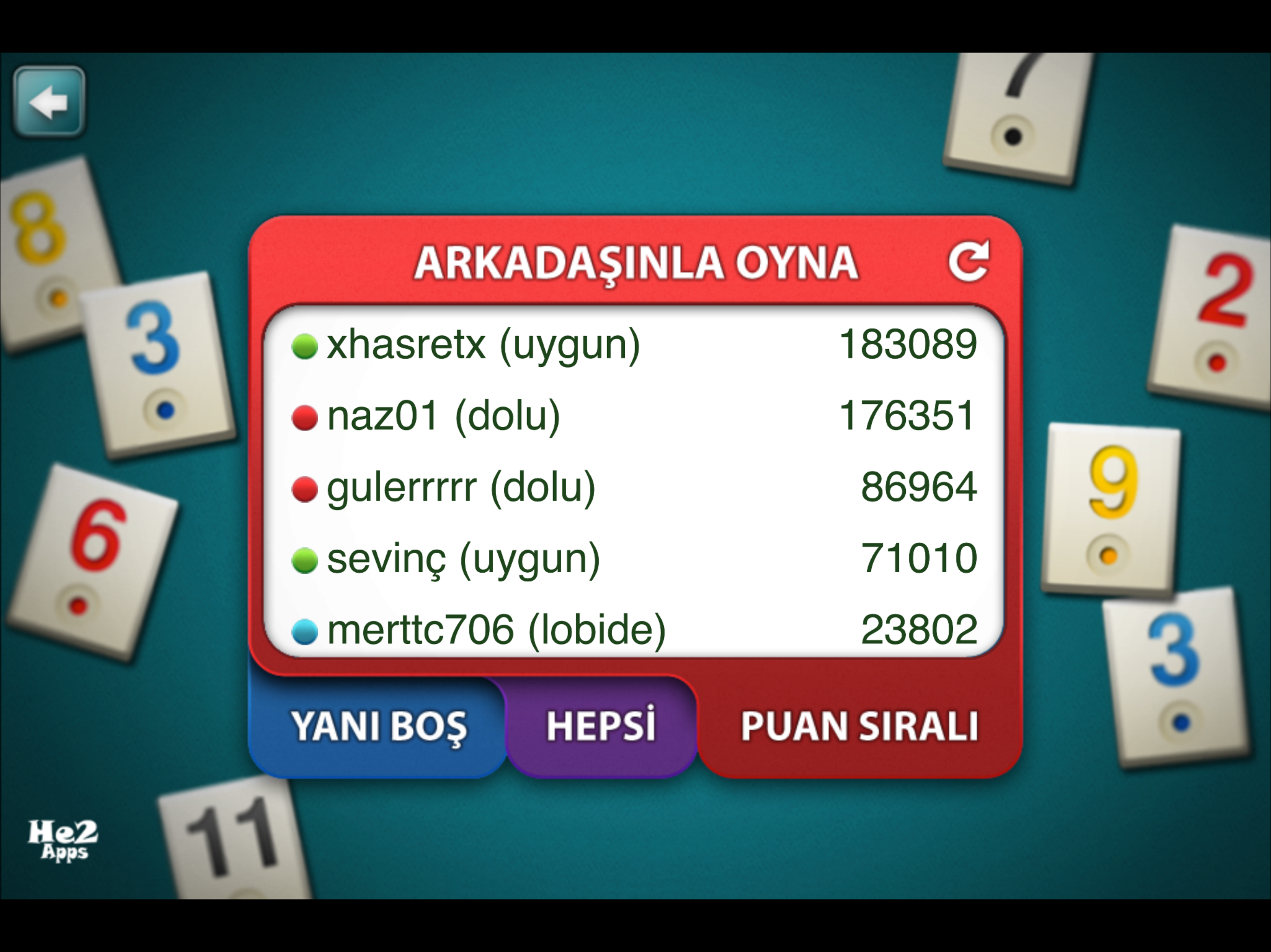 Okey 51 Online