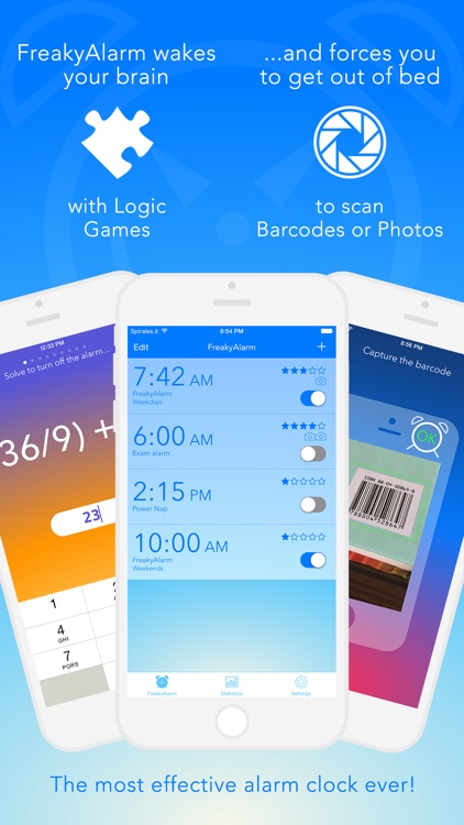 FreakyAlarm — Games & Barcodes
