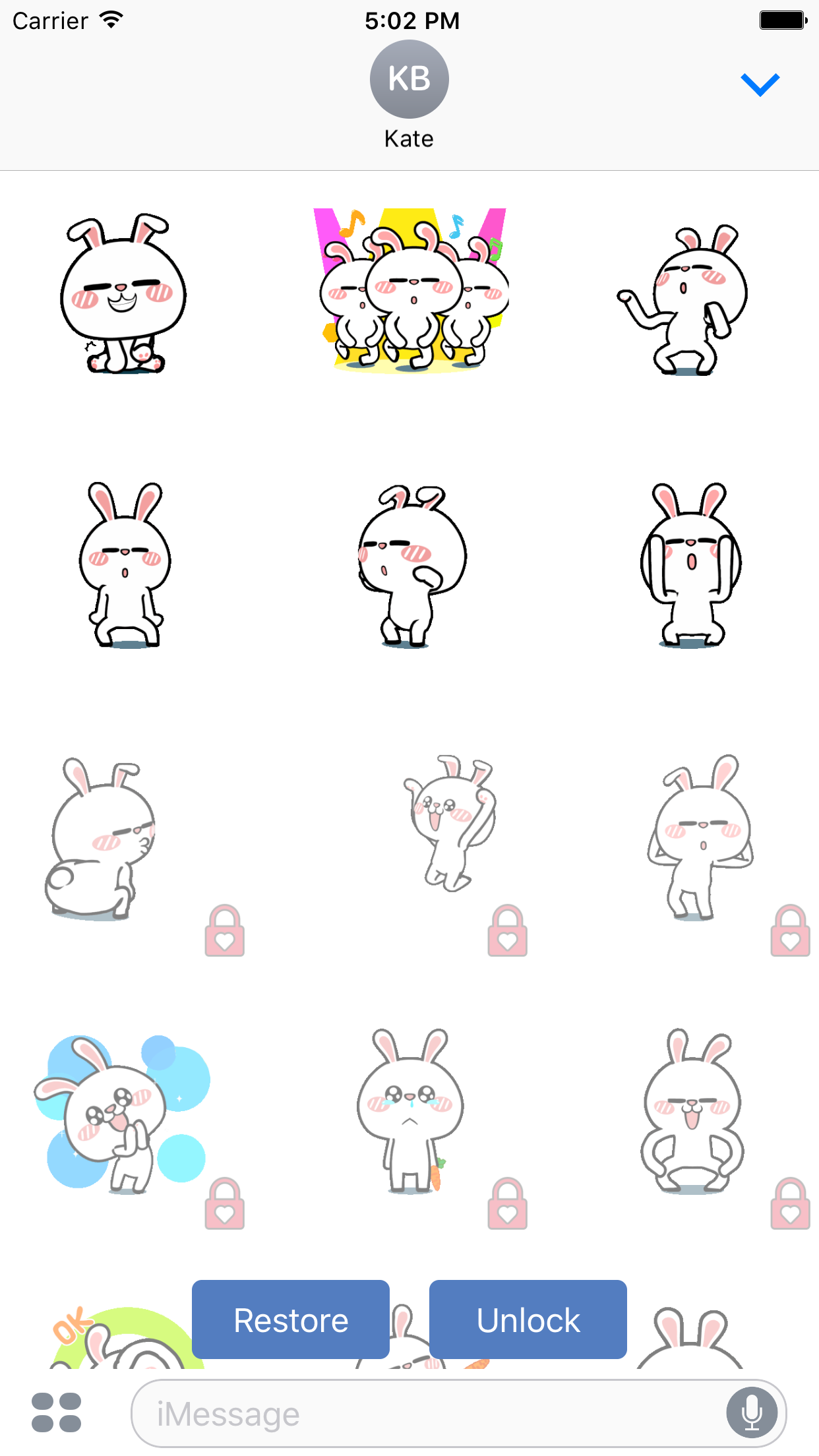 Funny Rabbit Dancing Animated