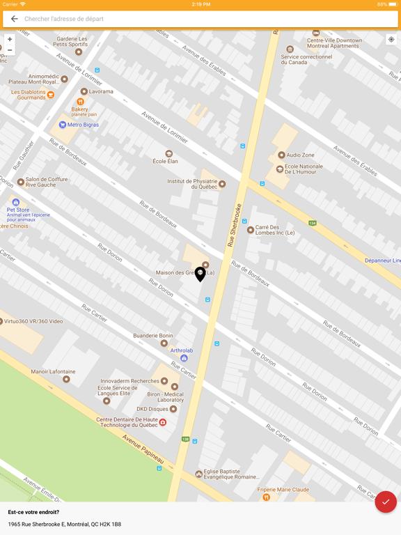 Screenshot #4 pour Taxi coop mtl