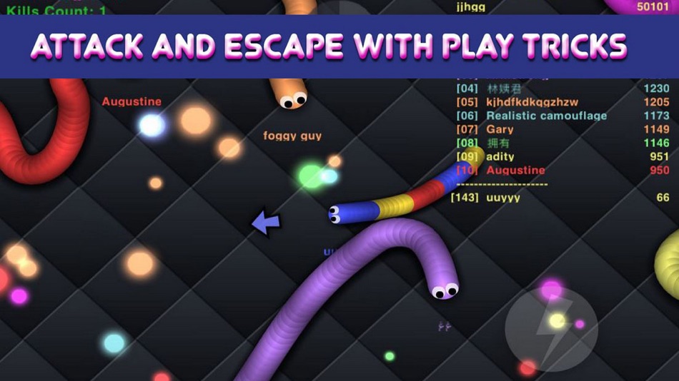 #1. Snake Fire Worm Bot (iOS) Podle: Thi Xoa Pham
