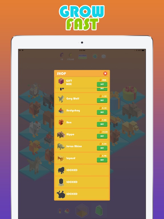 Merge World: 3D Idle Game iPad screenshot