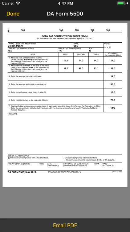 APFT App screenshot-7