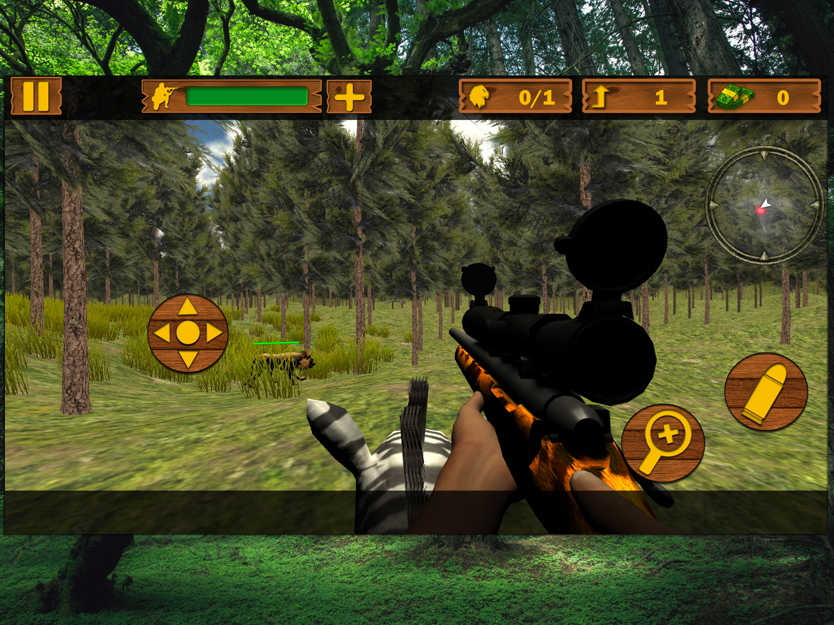 Zebra Simulator Lion Hunter